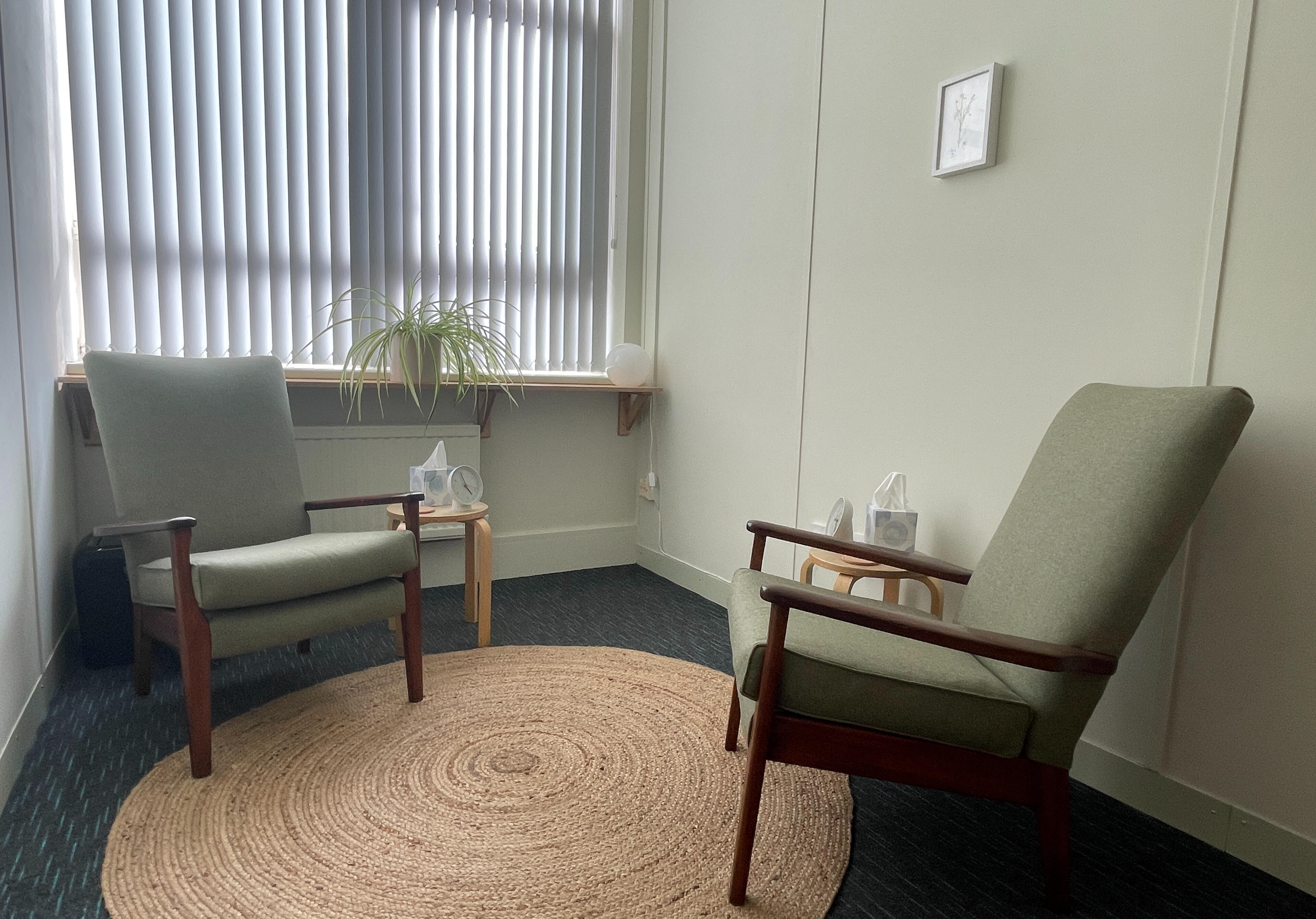Therapy room in Norwich for Sadie Hough Counselling